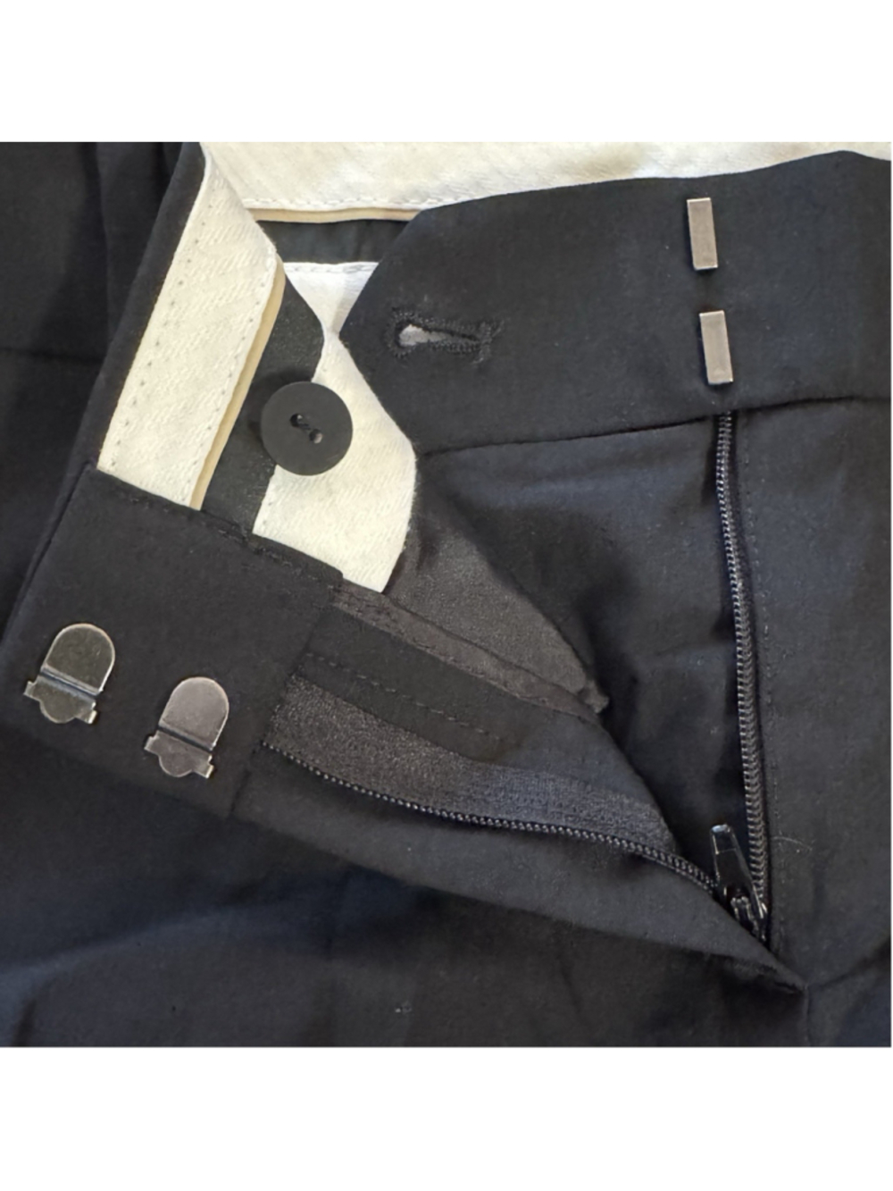 Theory Preston C Tailor Black Wool Stretch Dress Pants NWTSize 12 $265 Retail - Picture 9 of 12